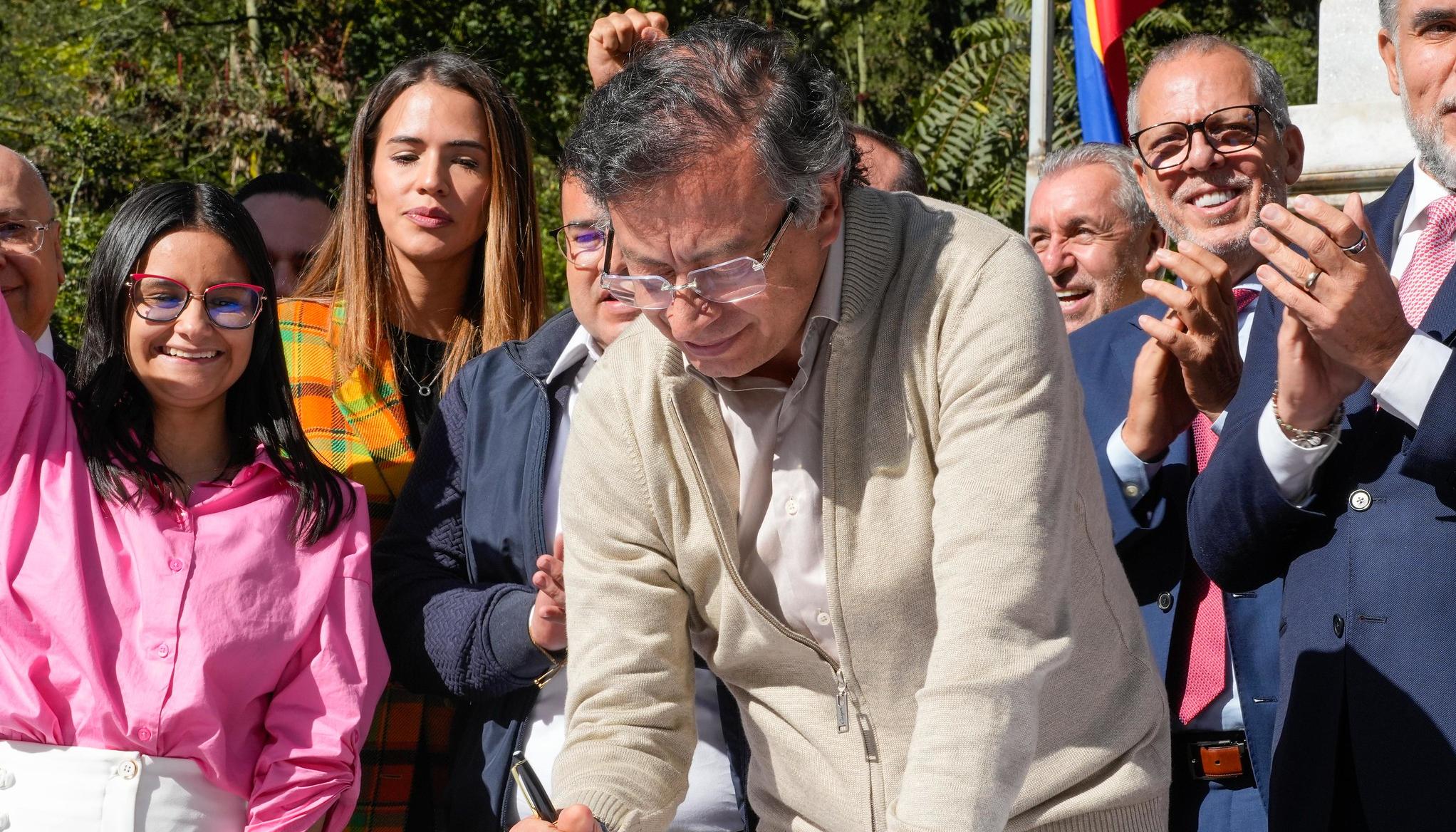 El Presidente Gustavo Petro. 