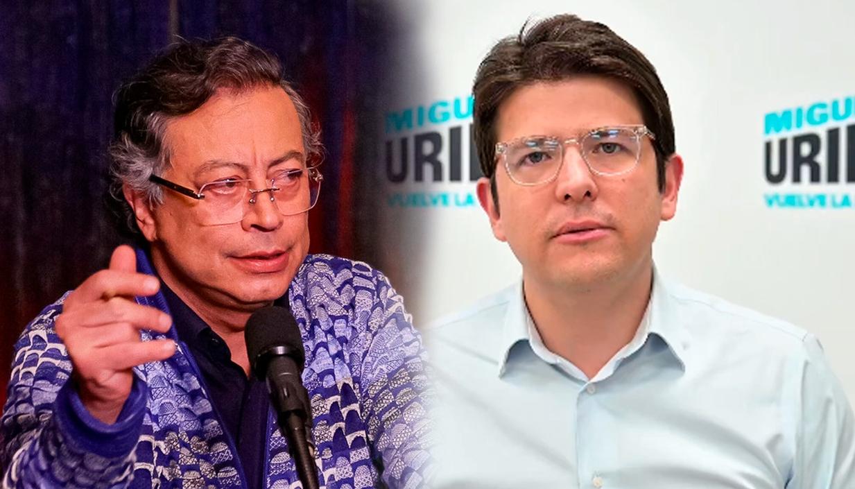 Gustavo Petro y Miguel Uribe Turbay.