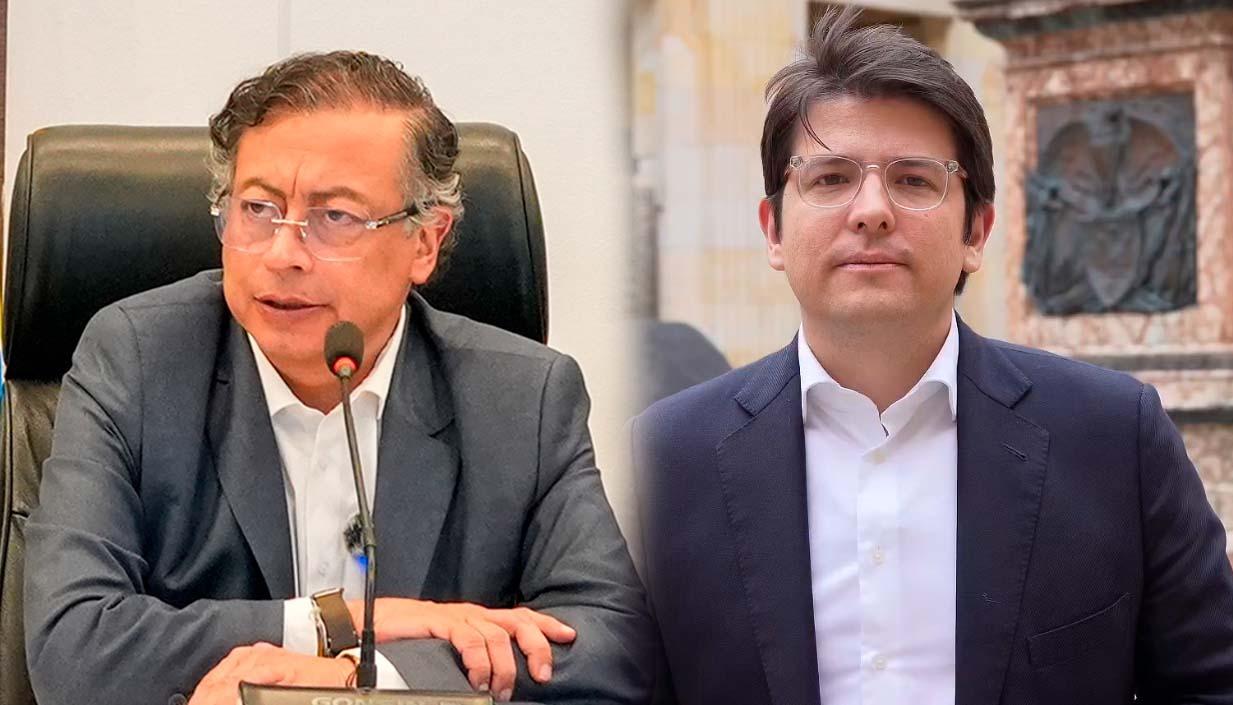 Gustavo Petro y Miguel Uribe Turbay.