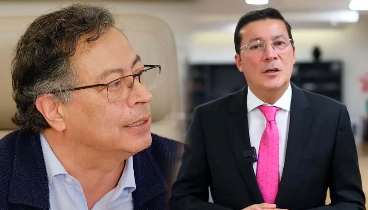 Gustavo Petro y Hernán Penagos.