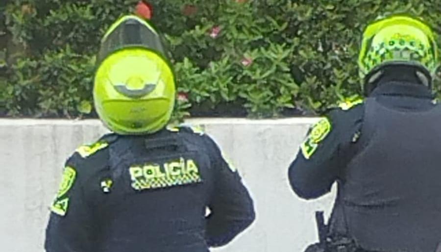 Policía hizo presencia en el lugar. 