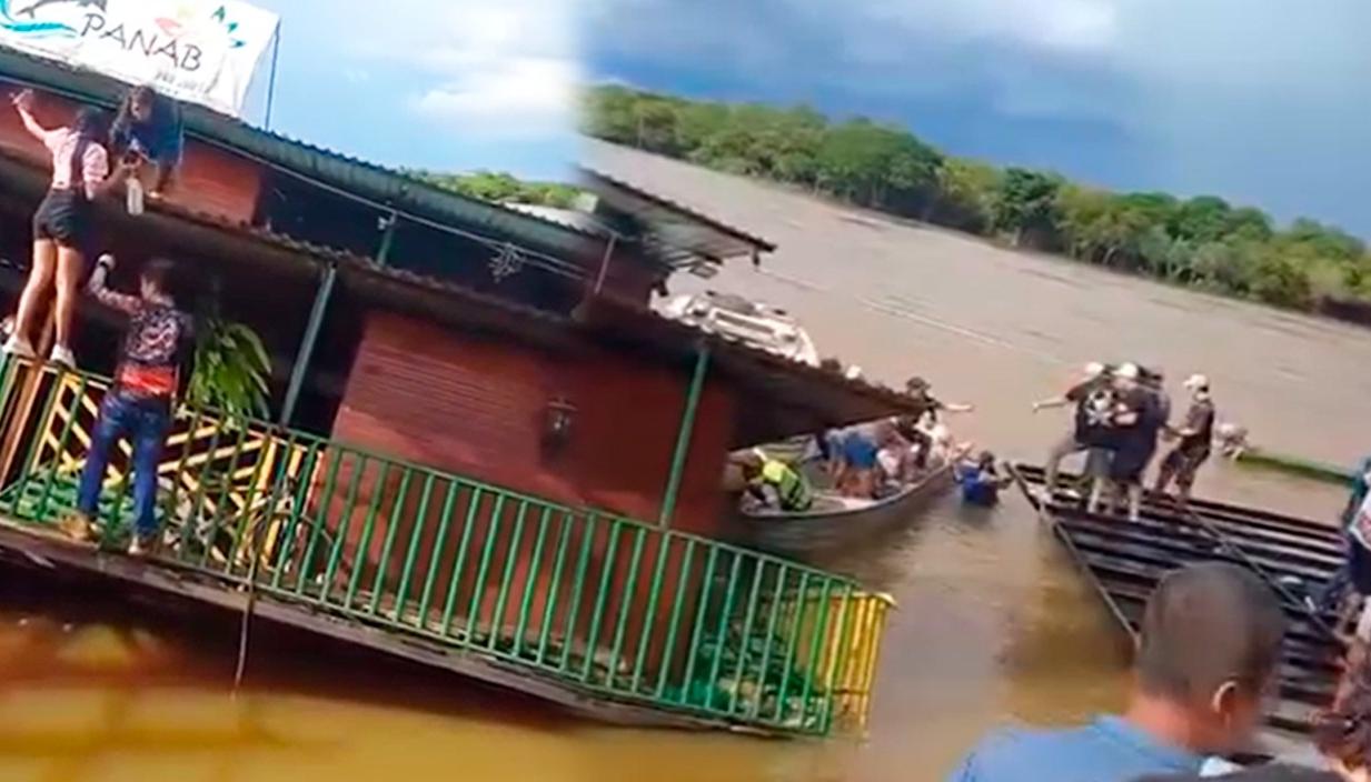 El gastrobar se encontraba sobre el río Manacacías.