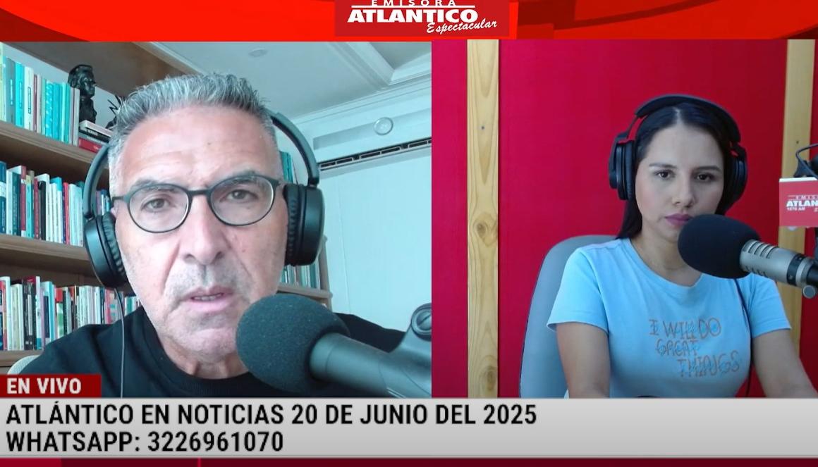 Transmisión de Atlántico en Noticias.