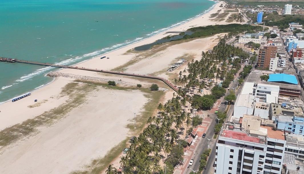 Panorámica de la Avenida Primera de Riohacha.