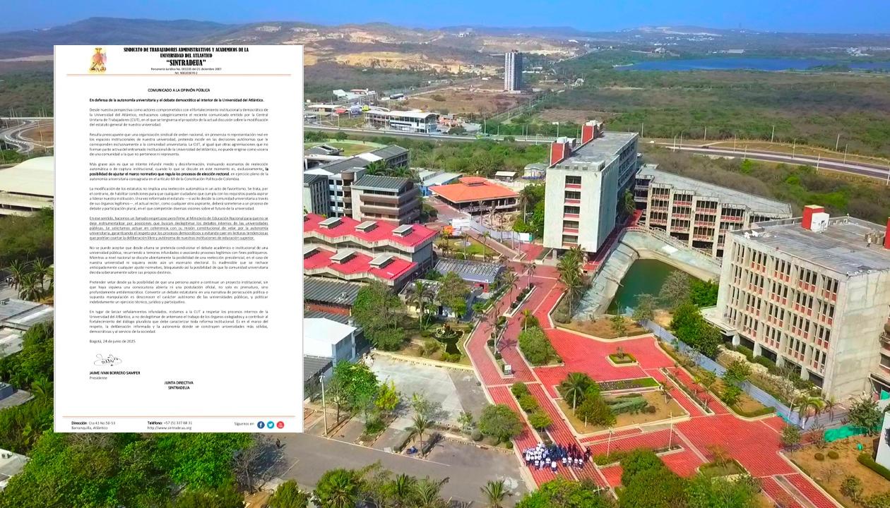 Sindicato de Uniatlántico respondió a la CUT.