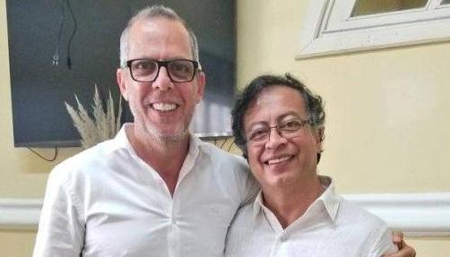 Alfredo Saade y Gustavo Petro.