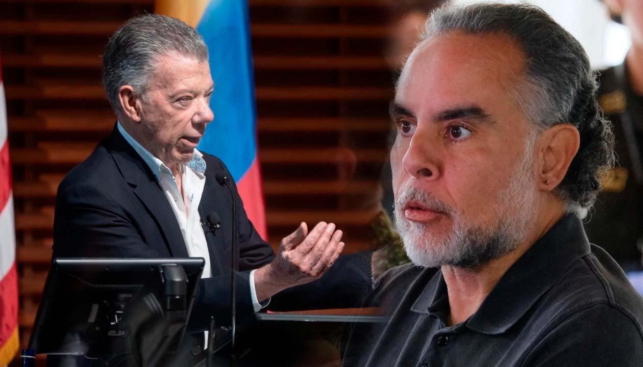 Juan Manuel Santos y Armando Benedetti.