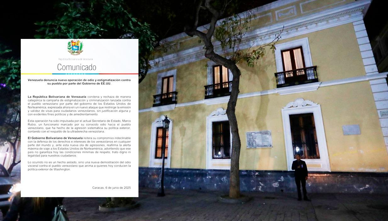 Sede de la Cancillería de Venezuela en Caracas.