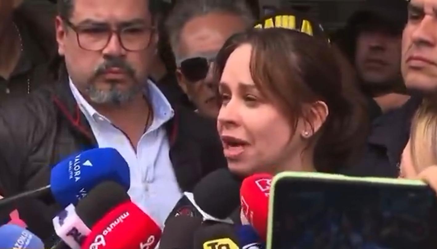 María Claudia Tarazona, esposa de Miguel Uribe.