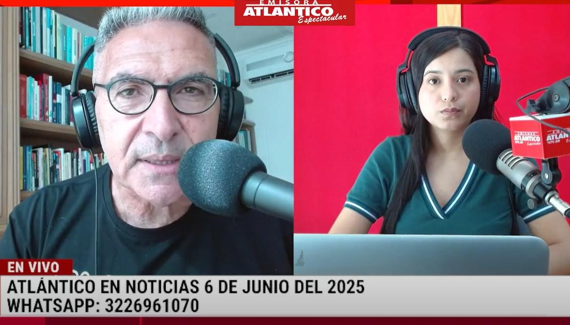 Transmisión de Atlántico en Noticias.