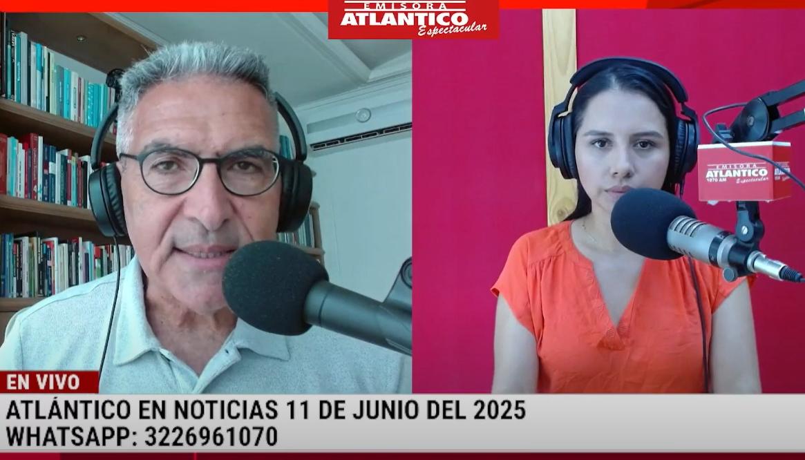 Transmisión de Atlántico en Noticias.