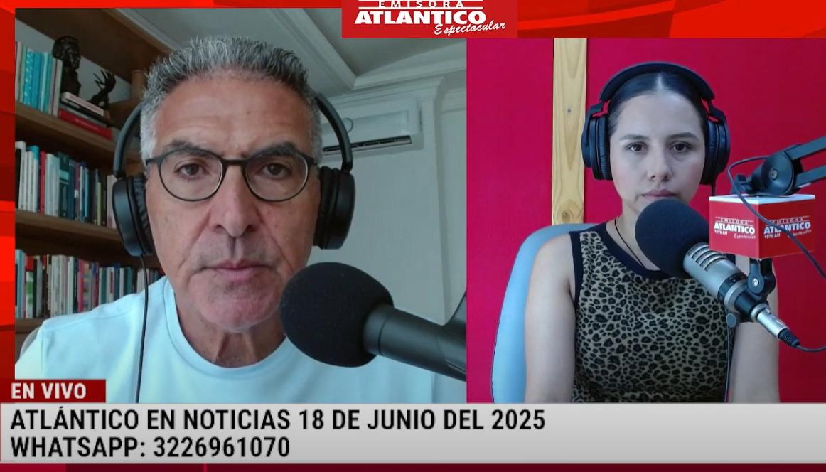 Transmisión de Atlántico en Noticias.