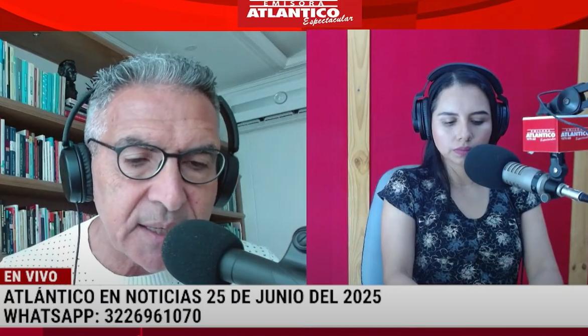 Transmisión de Atlántico en Noticias.