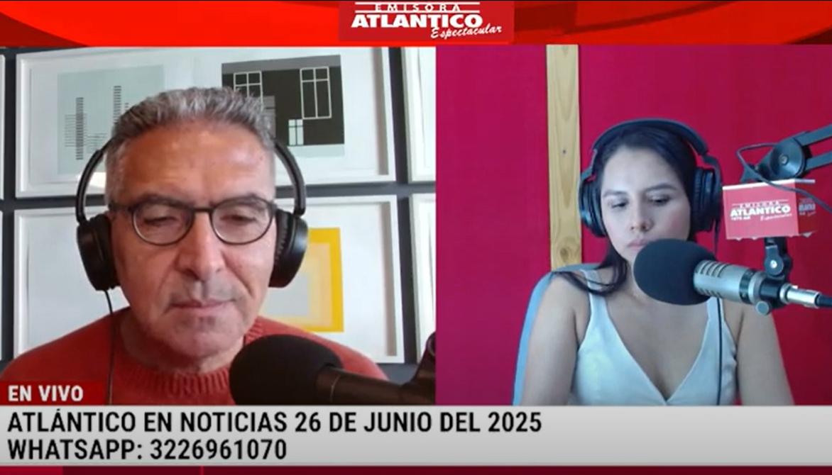 Transmisión de Atlántico en Noticias.