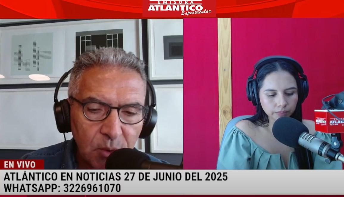 Transmisión de Atlántico en Noticias.