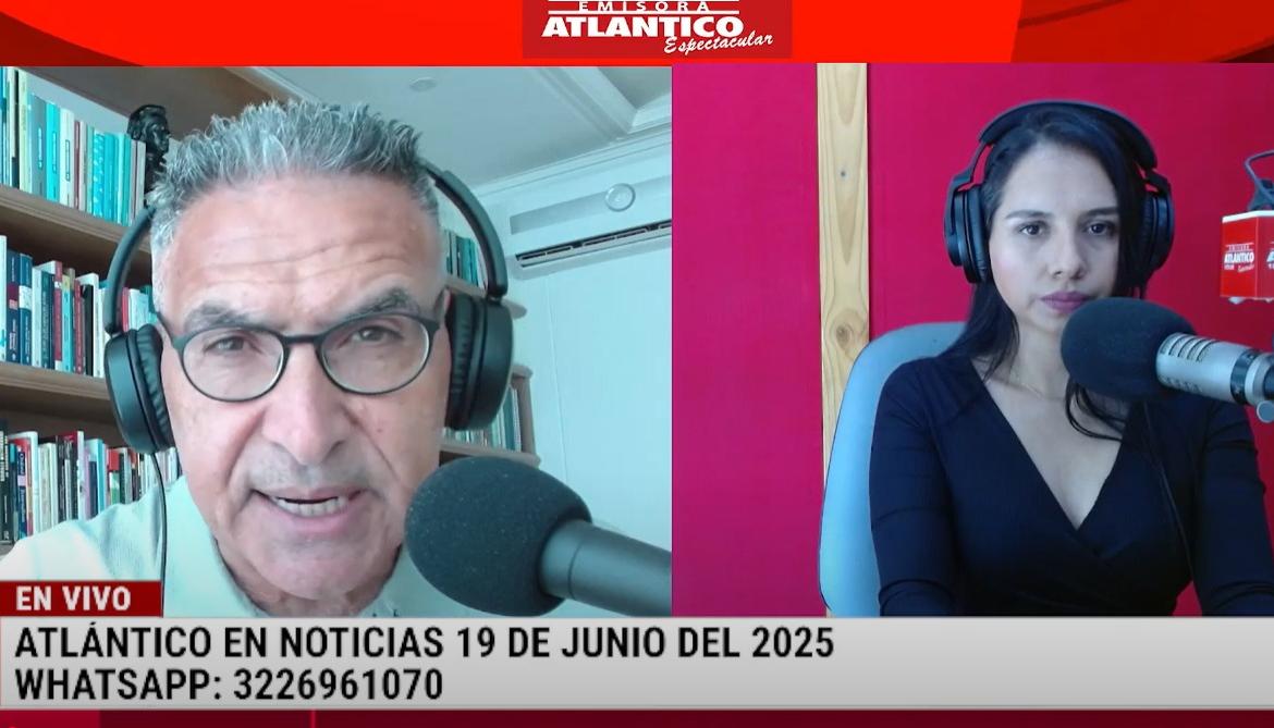 Transmisión de Atlántico en Noticias.