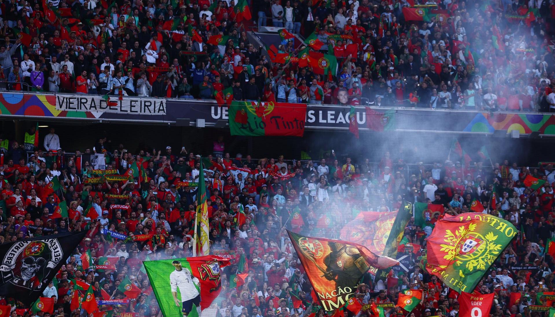 Tribuna del Allianz Arena.