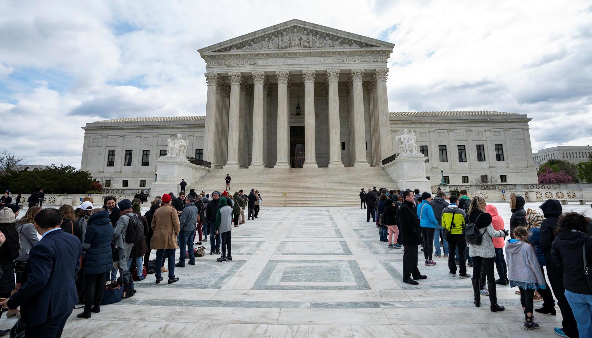 Tribunal Supremo en Washington, Estados Unidos.