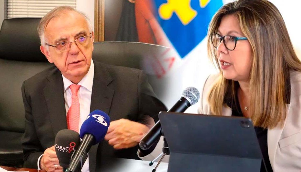 Iván Velásquez y Luz Adriana Camargo.