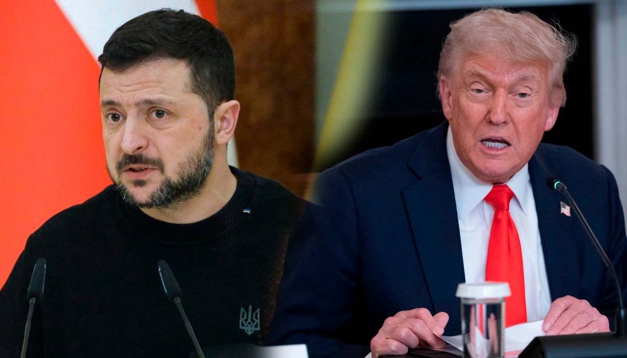 Volodímir Zelenski / Donald Trump. 