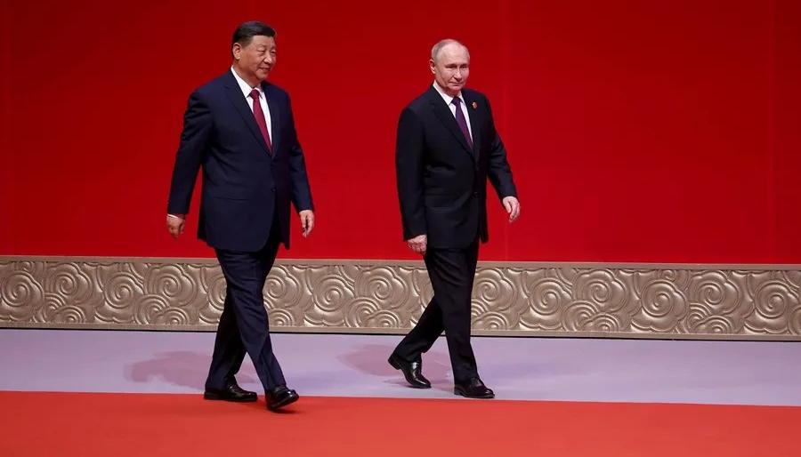 Xi Jinping y Vladímir Putin.