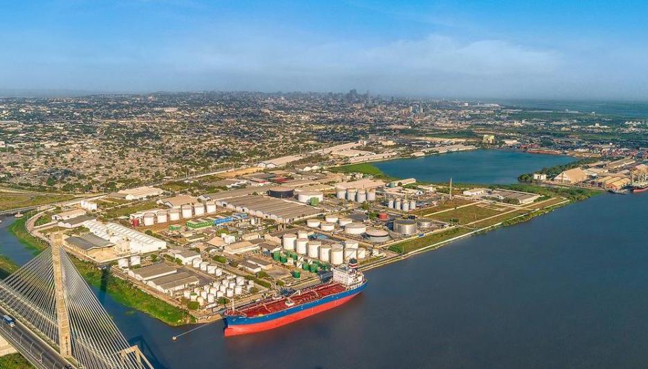 Panorámica de la zona franca de Barranquilla