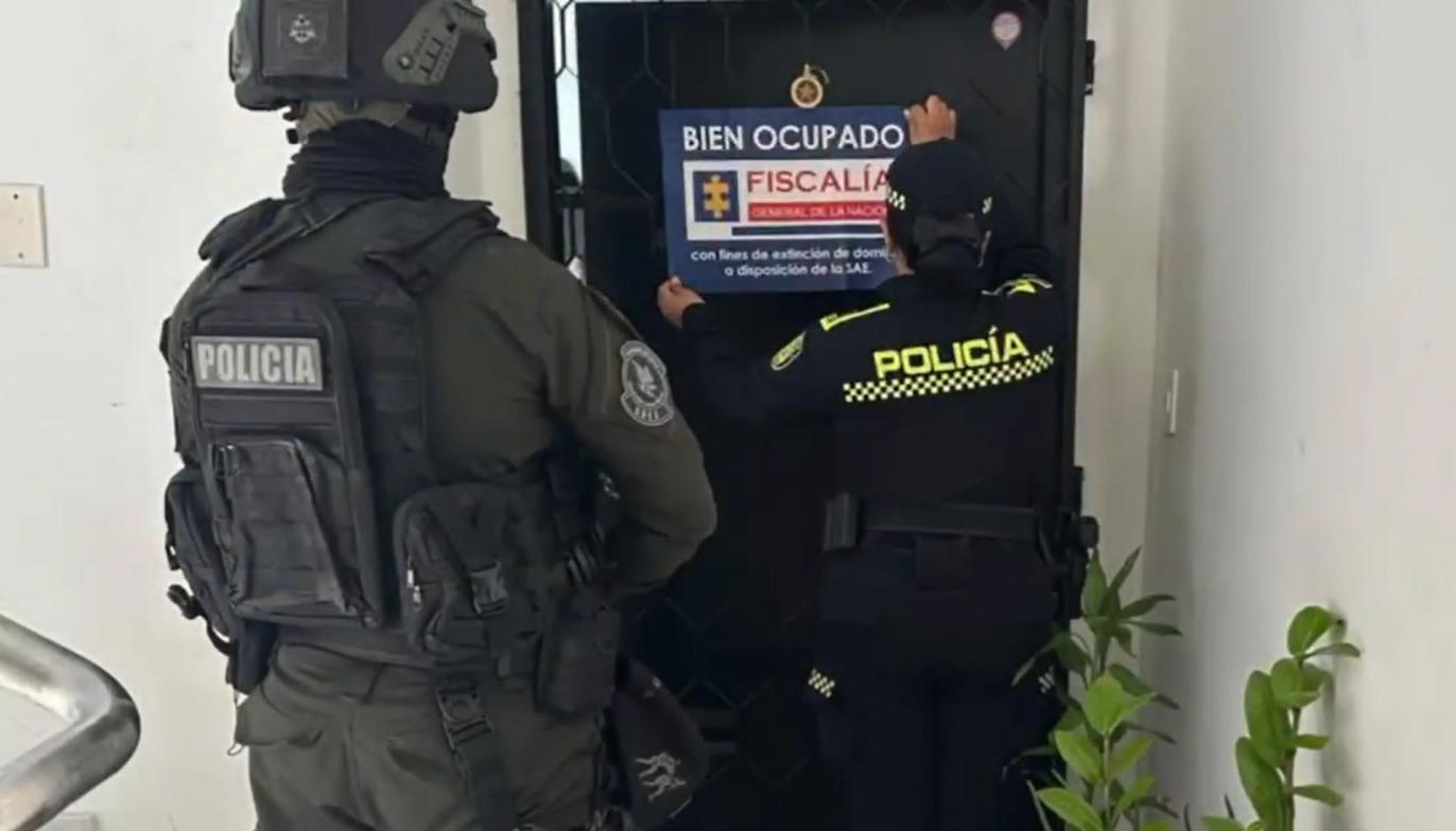 Operativos de ocupación y extinción de dominio de los bienes de 'Los Pepes'.