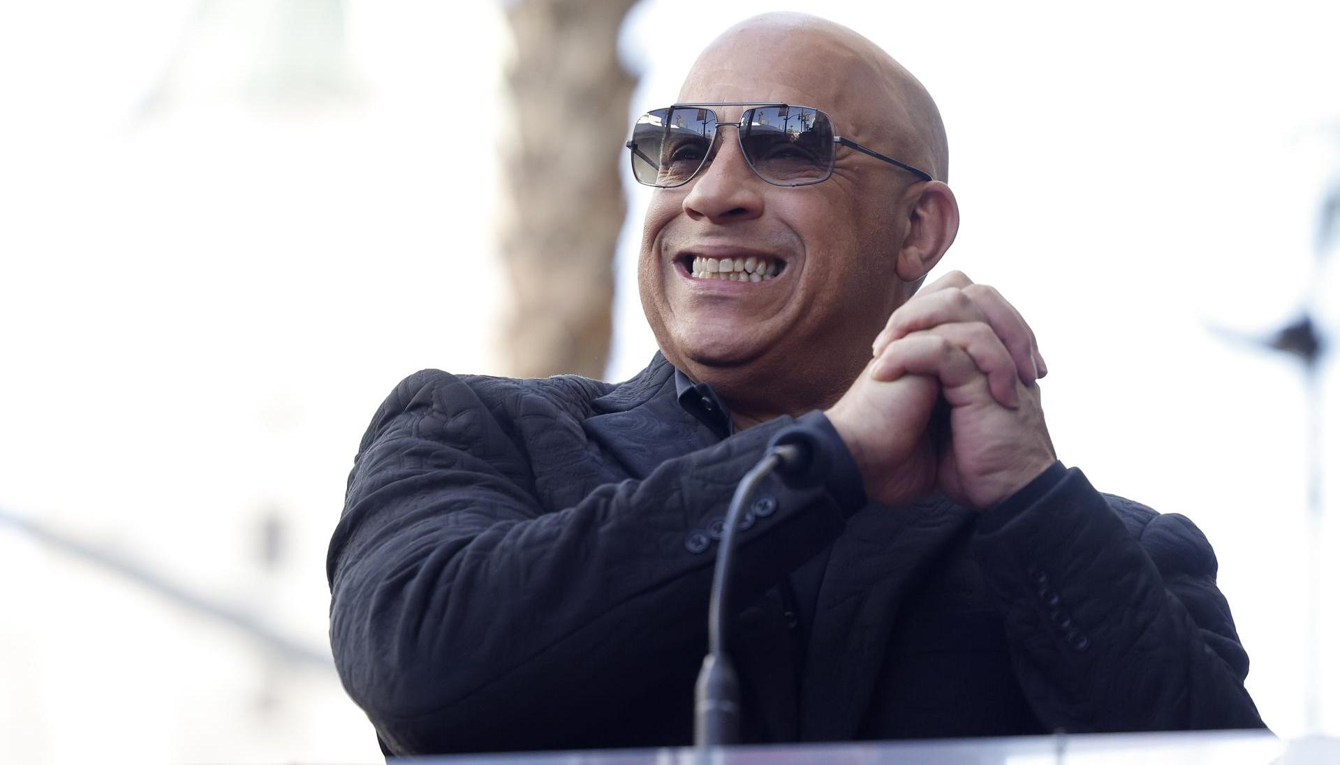 El actor estadounidense Vin Diesel.