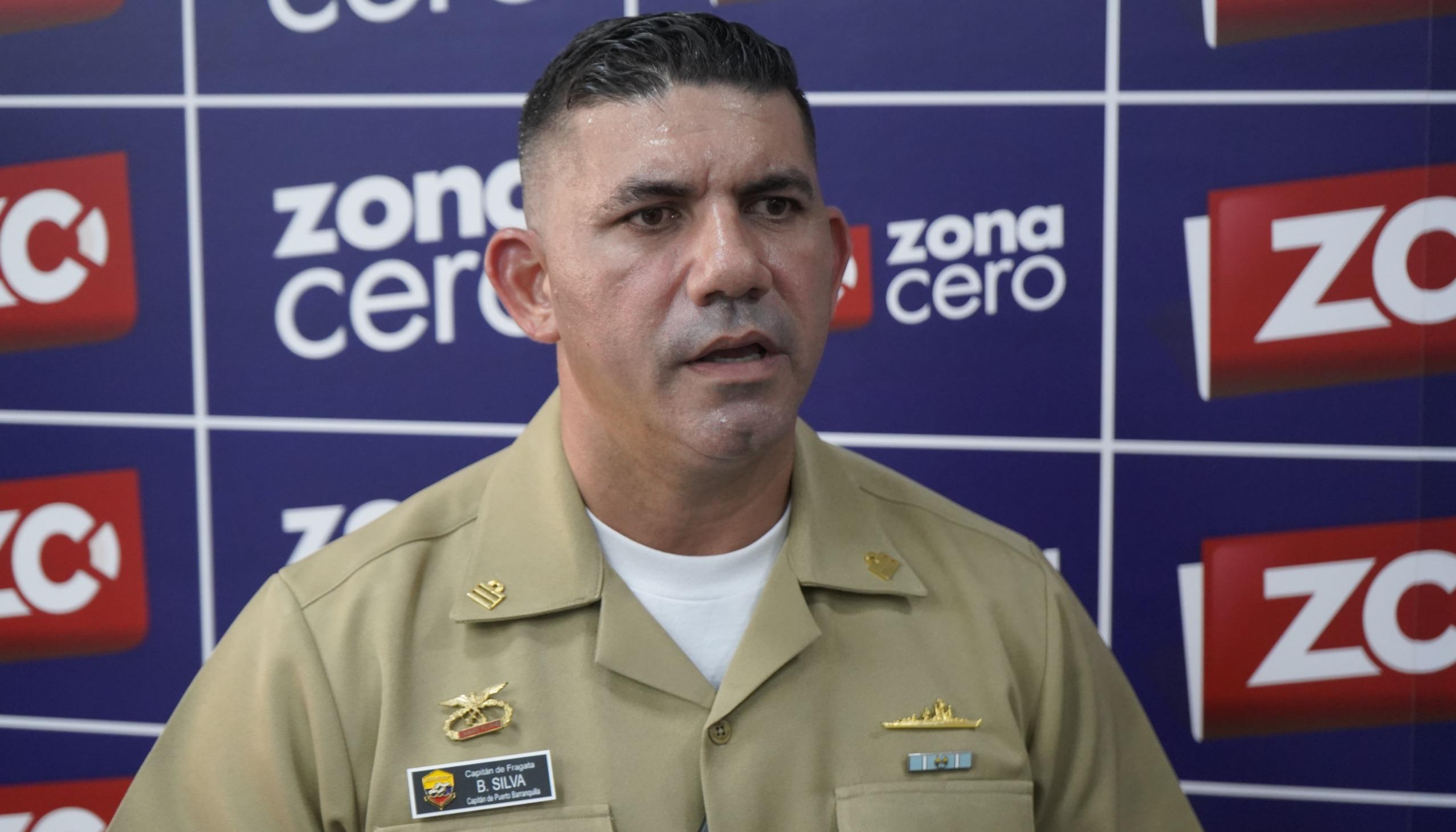 Bernardo Silva Flórez, Capitán de Puerto de Barranquilla.