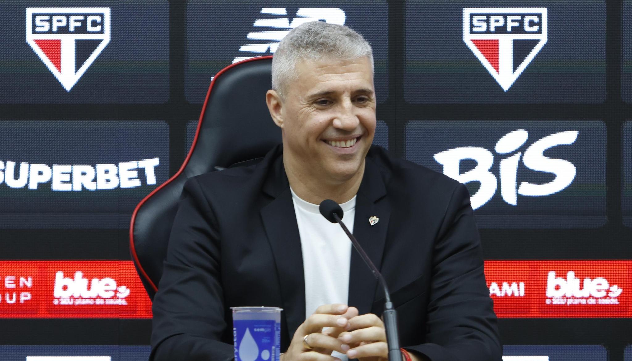 El argentino Hernán Crespo dirigió al Sao Paulo en 2021. 