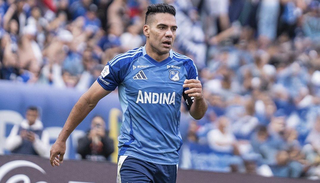 Radamel Falcao García, delantero de Millonarios. 