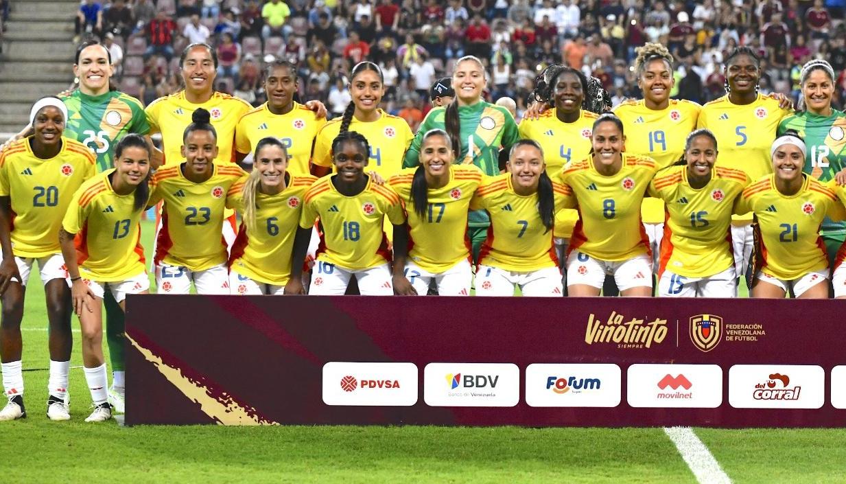 Jugadoras de la Selección Colombia Femenina en los Olímpicos. Imagen de referencia.