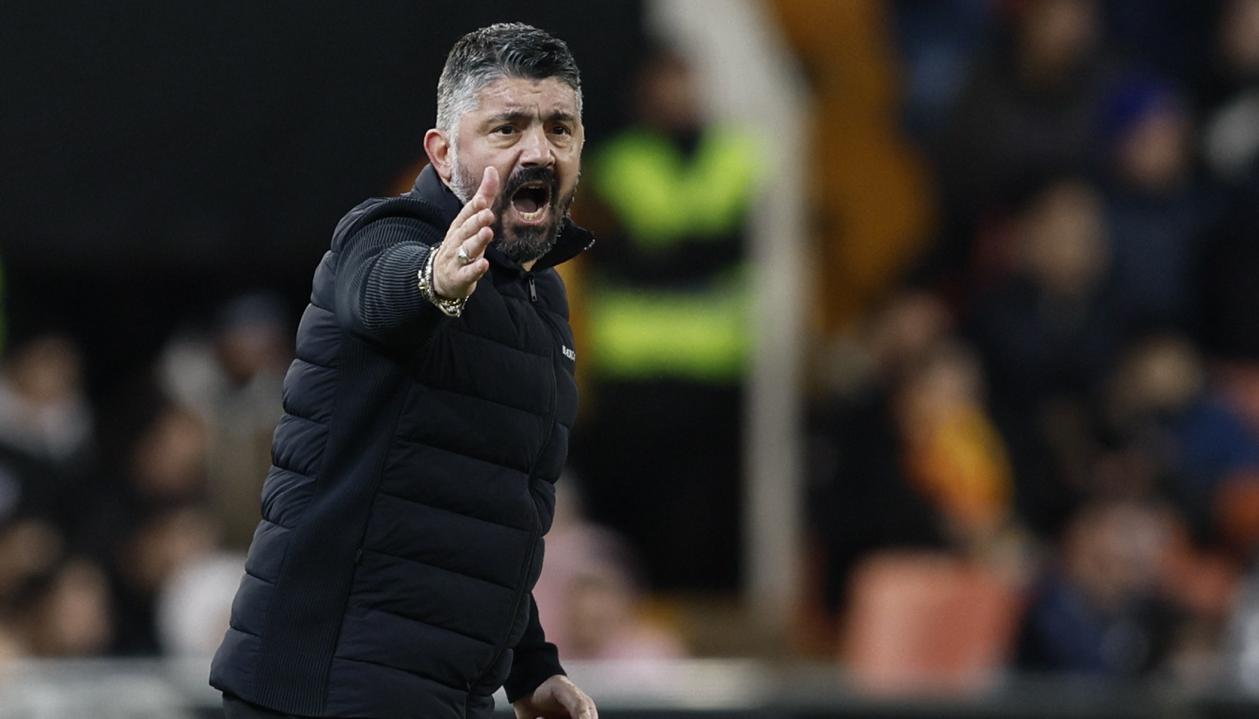 Gennaro Gattuso reemplaza en el cargo a Luciano Spalletti.