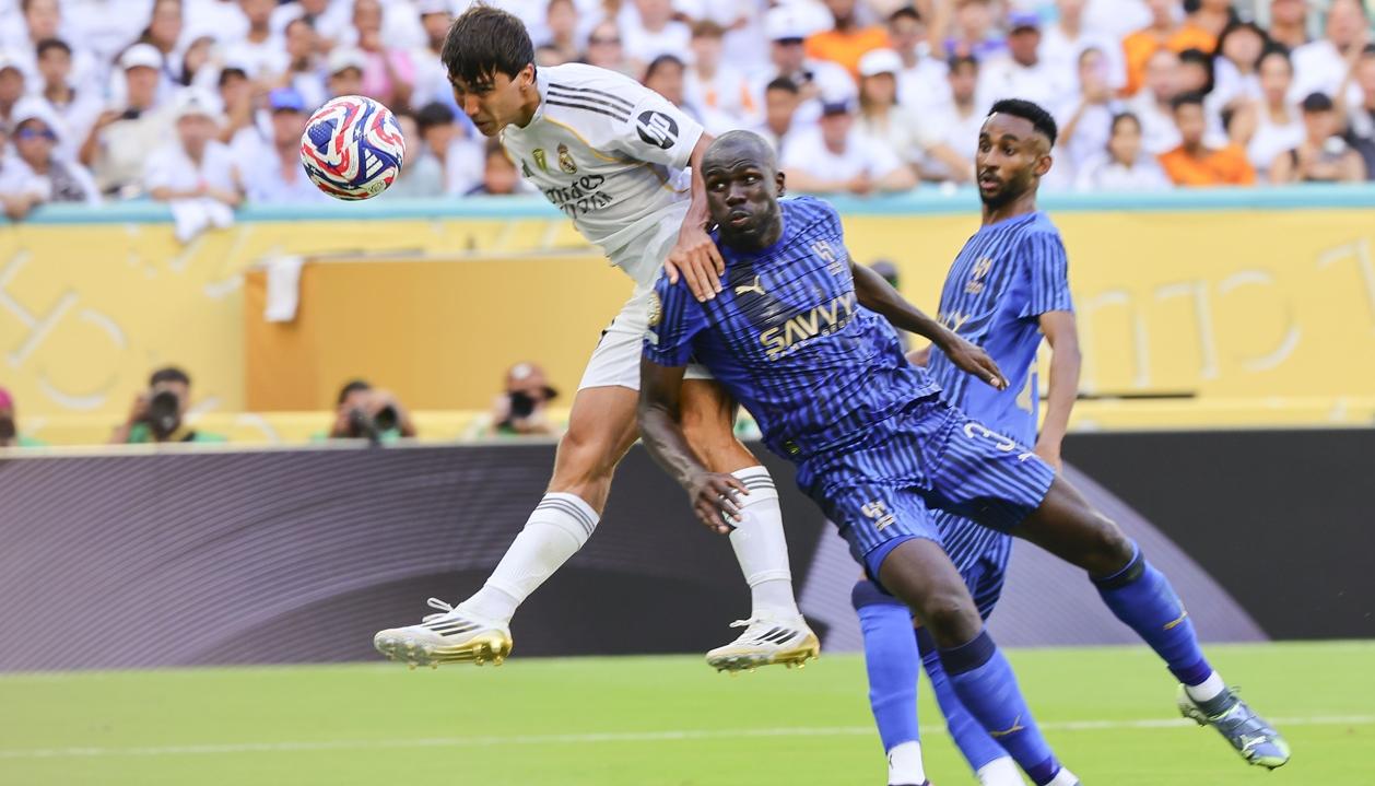 Gonzalo García marcó el gol del Real Madrid ante Al Hilal.