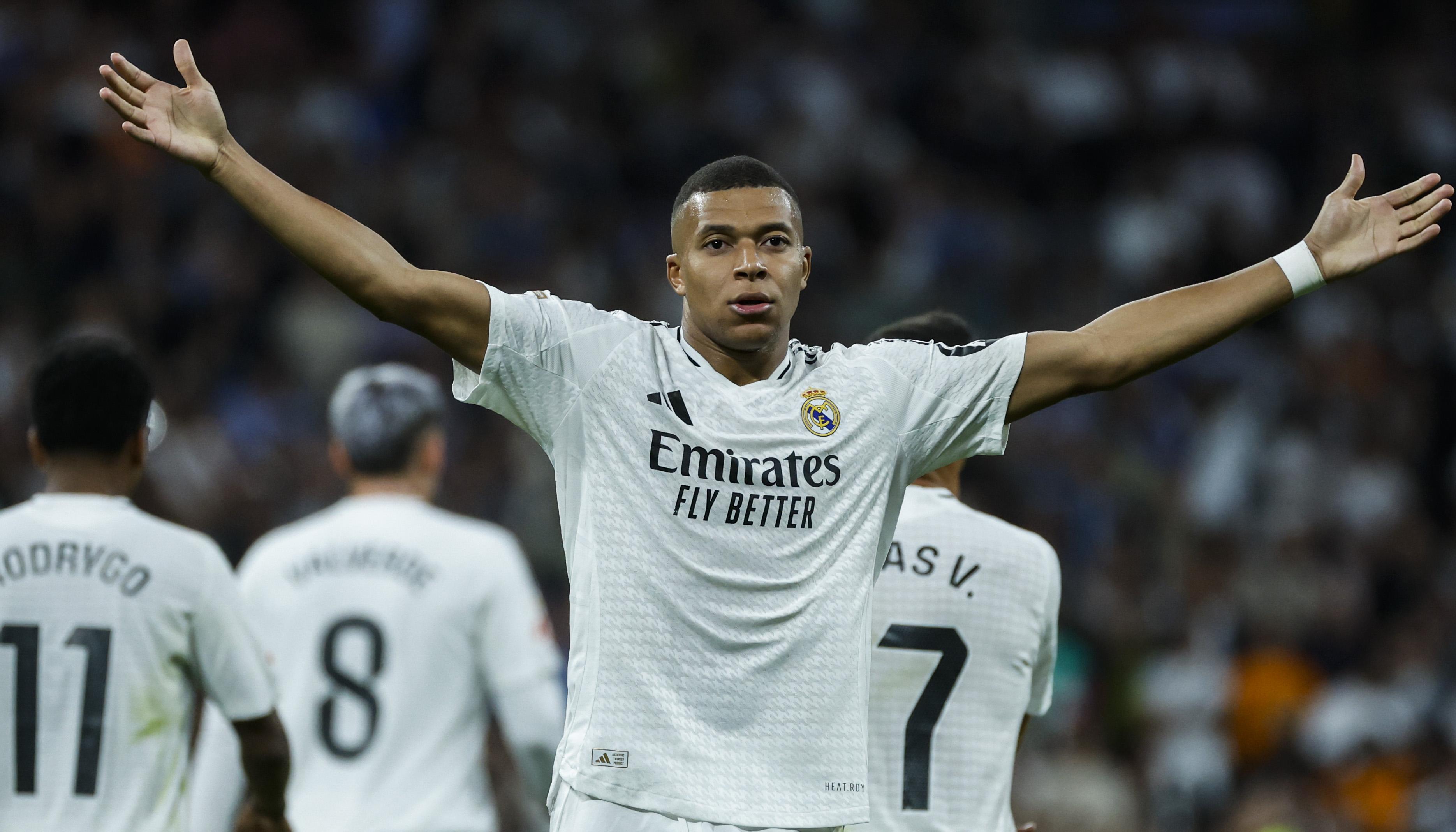 El francés Kylian Mbappé, delantero del Real Madrid.