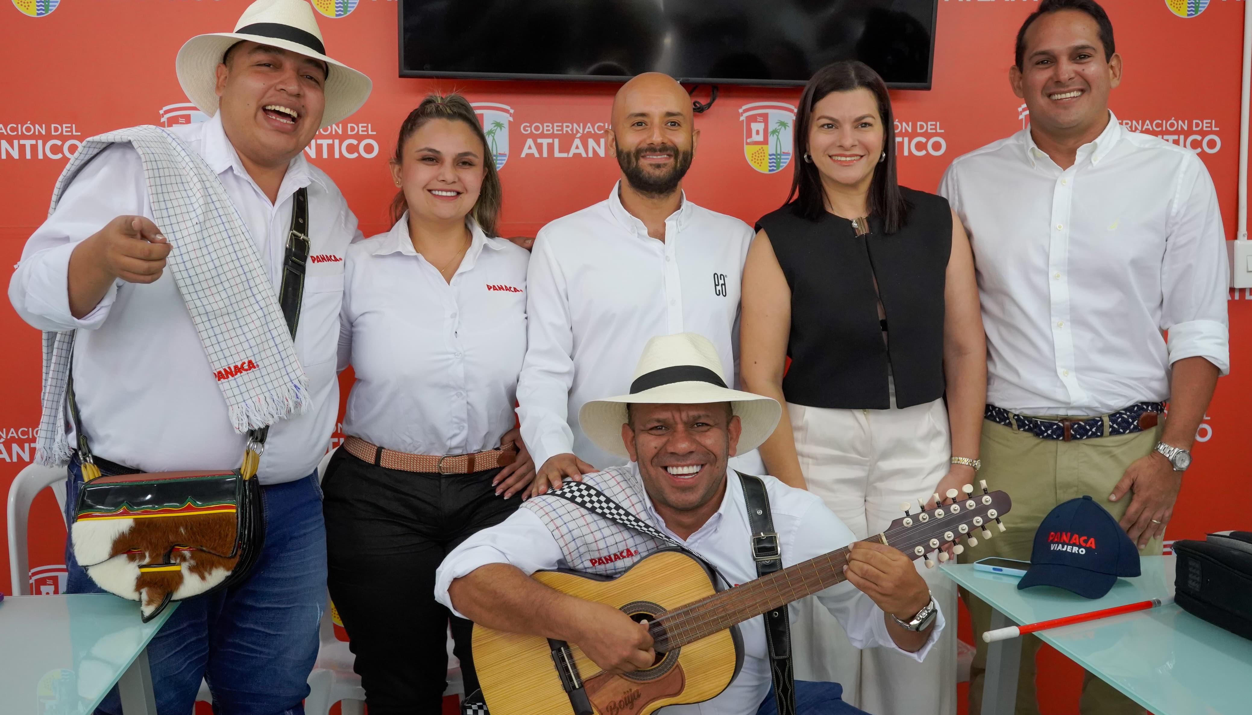 Promotores de Panaca y funcionarios de la Gobernación del Atlántico. 