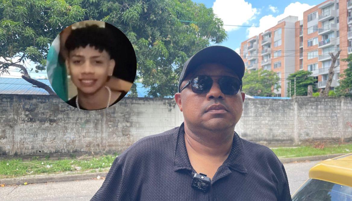 Edinson Colón, papa de Haner David Colón, asesinado en el barrio Galán. 