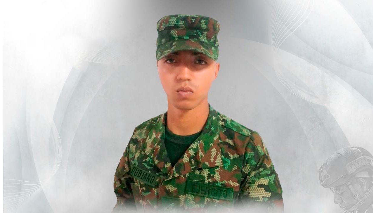Abel Alejandro Rubiano Orozco, soldado asesinado en ataque del ELN.
