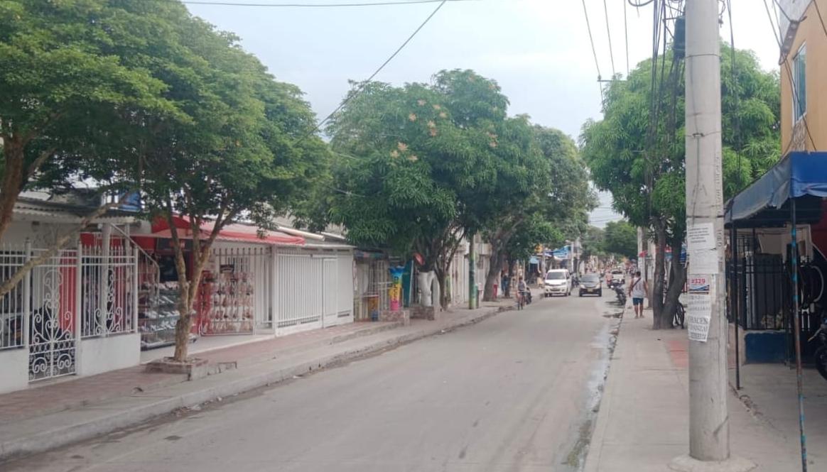 Las calles de Soledad durante este domingo. 