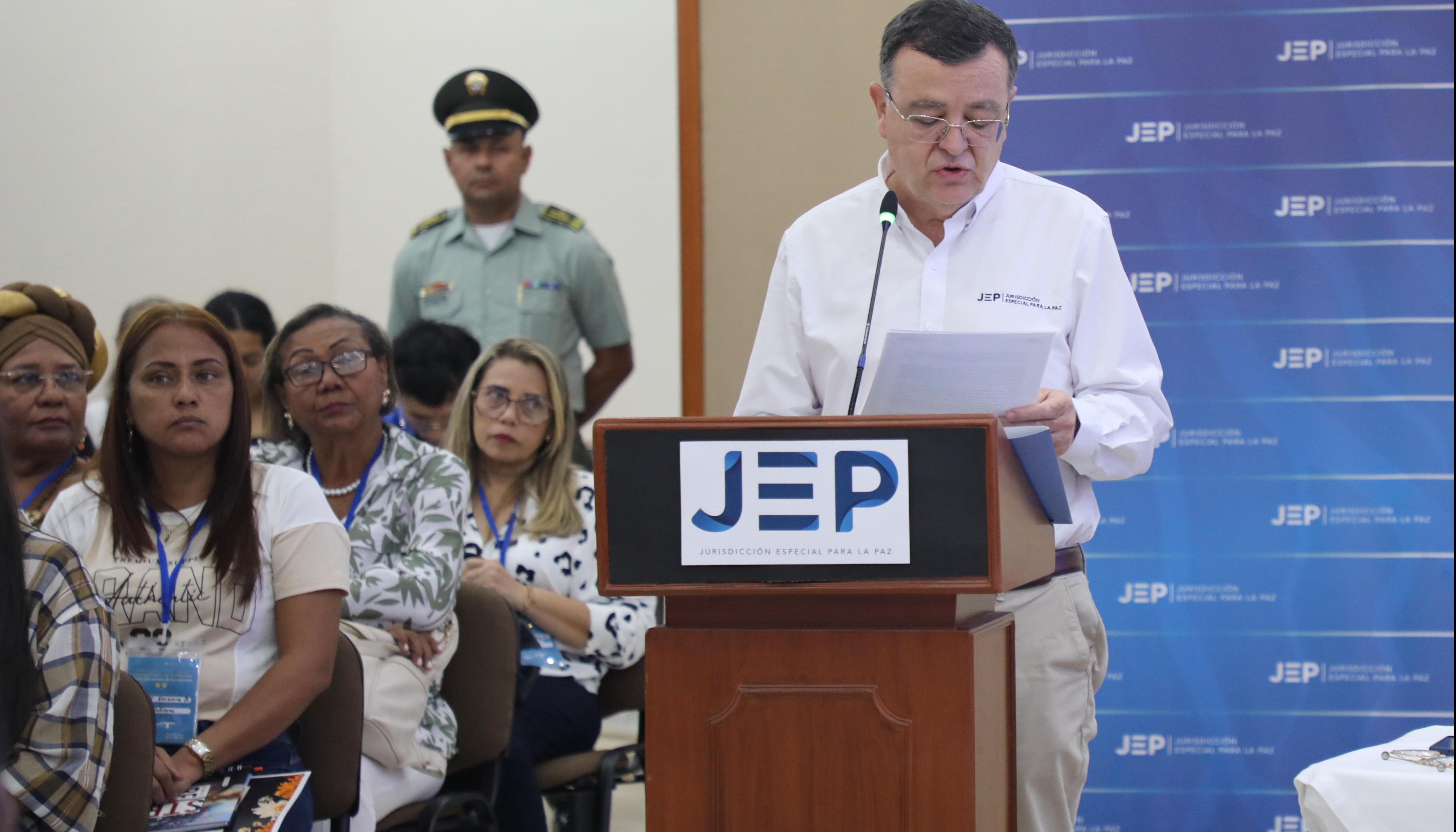 El presidente de la Justicia Especial de Paz, magistrado Alejandro Ramelli Arteaga.