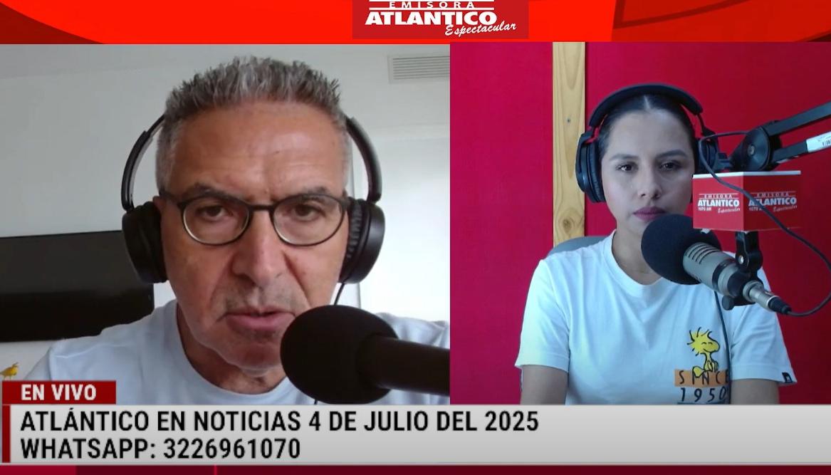 Transmisión de Atlántico en Noticias.