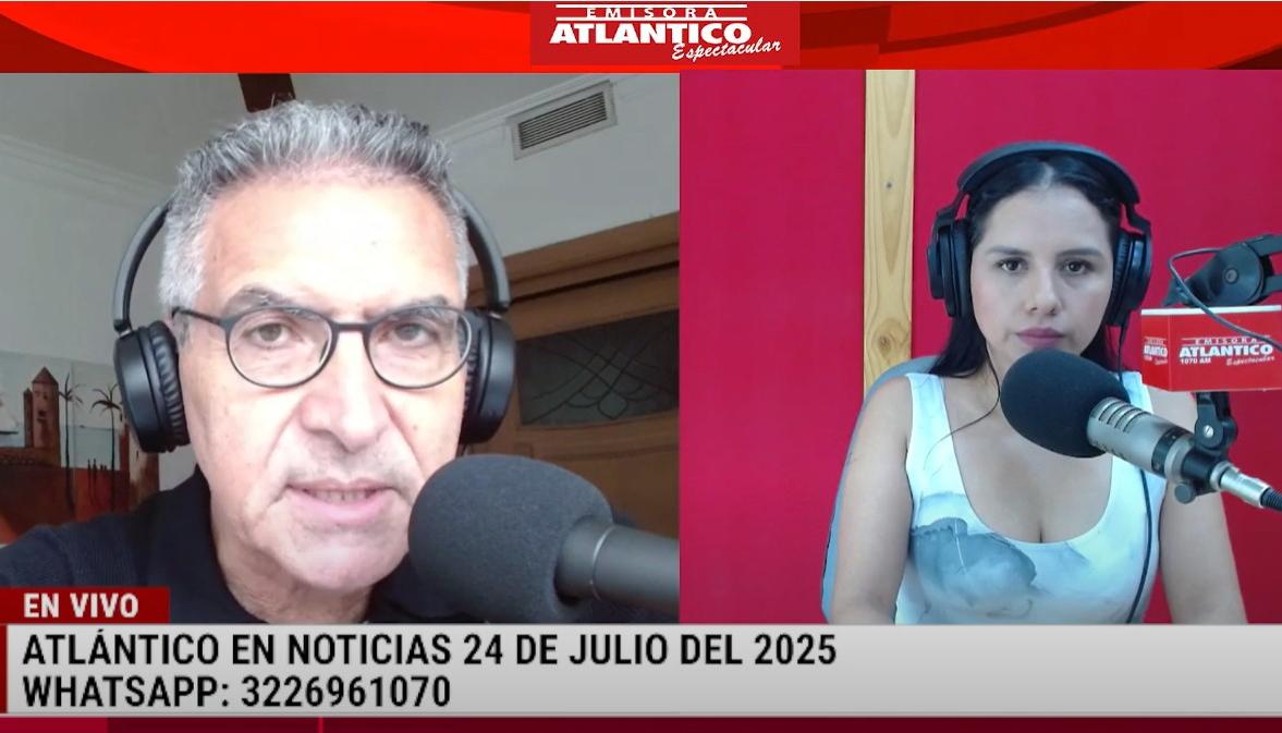 Transmisión de Atlántico en Noticias.