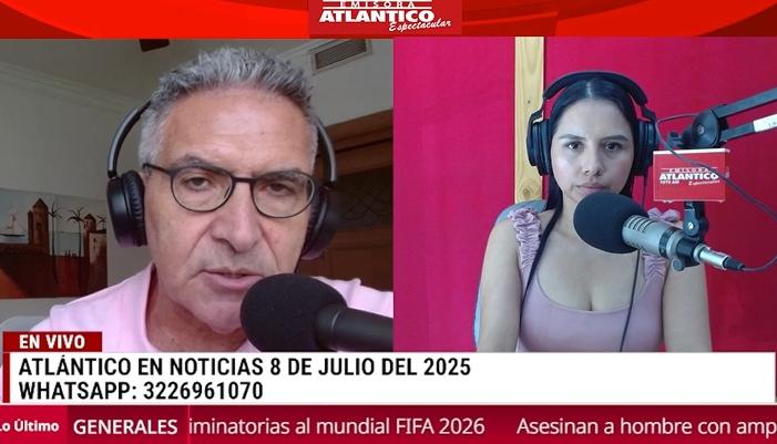 Transmisión de Atlántico en Noticias.