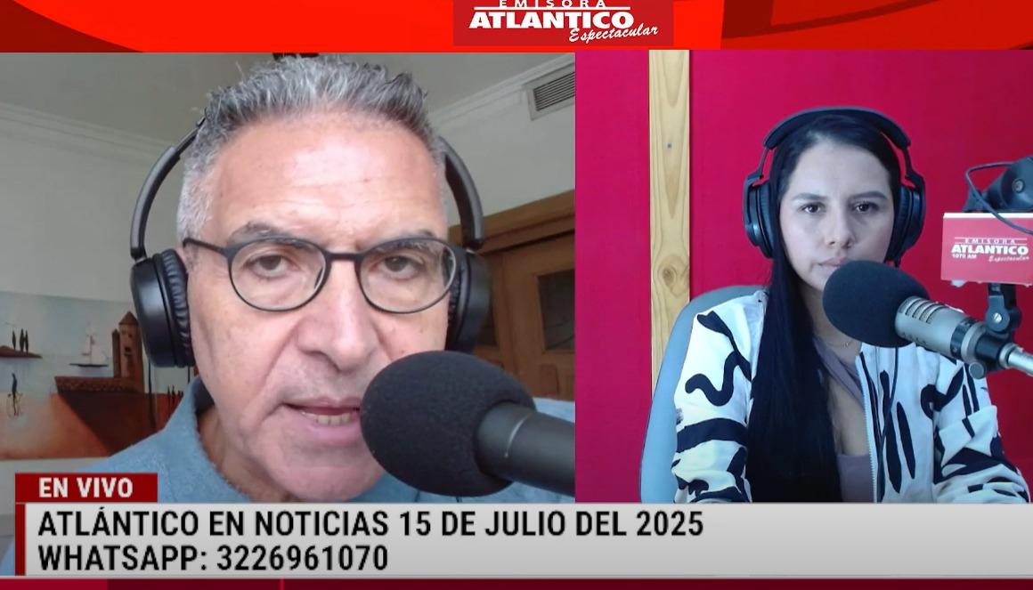 Transmisión de Atlántico en Noticias.