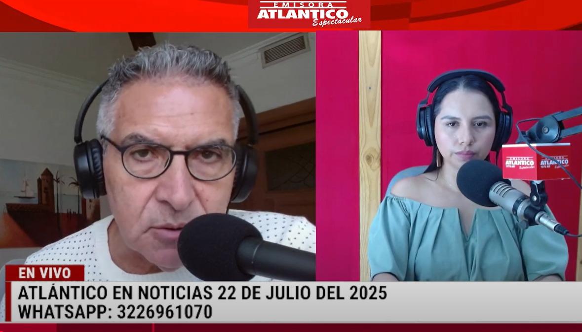 Transmisión de Atlántico en Noticias.