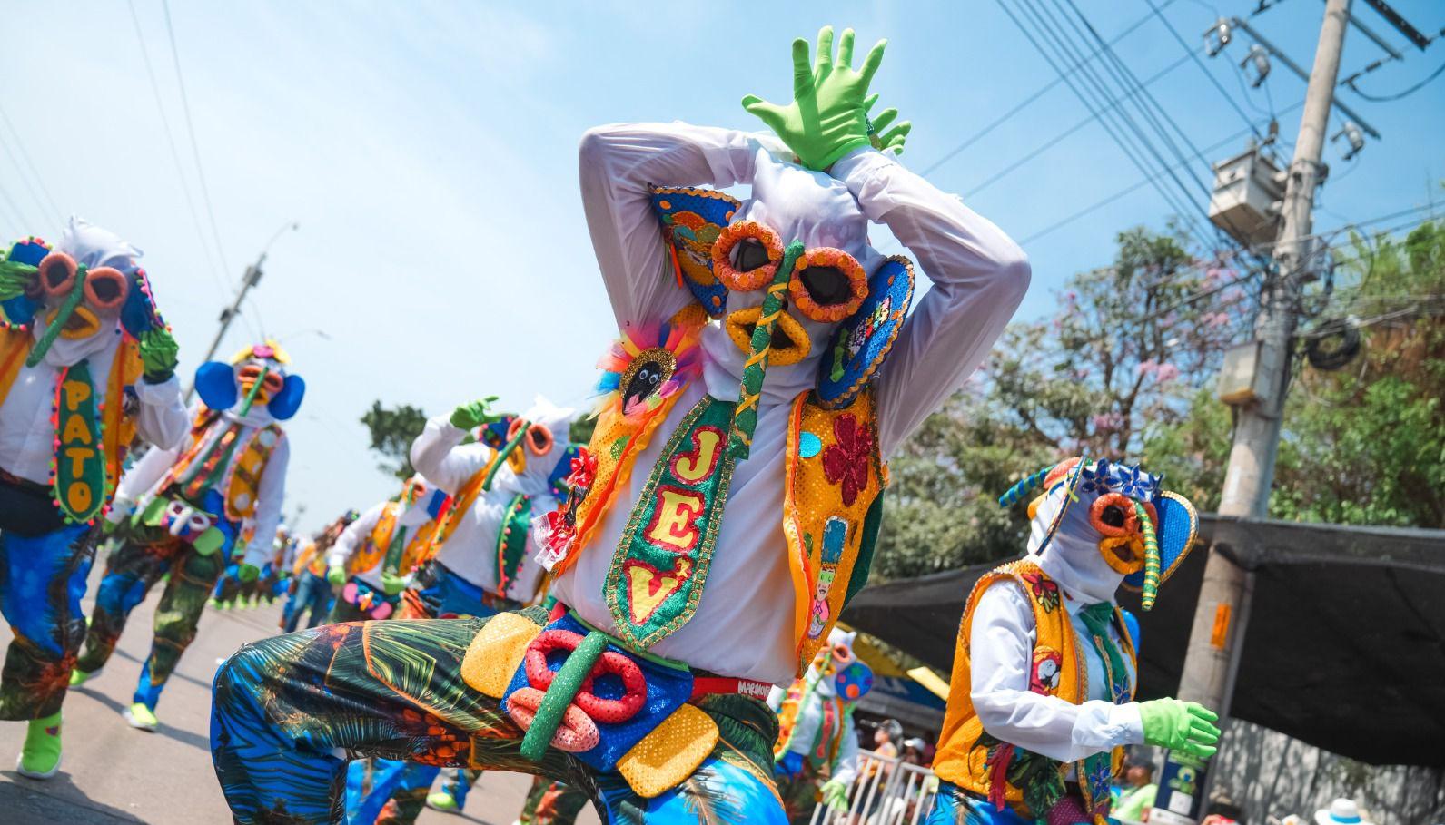 Las marimondas de Barrio Abajo estarán durante el Desfile de Carrozas y Comparsas en Cúcuta. 