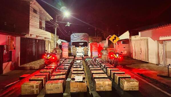 Marihuana incautada.