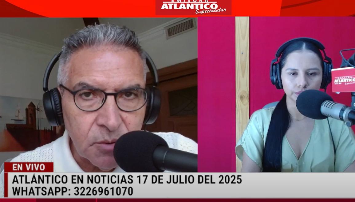 Transmisión de Atlántico en Noticias.