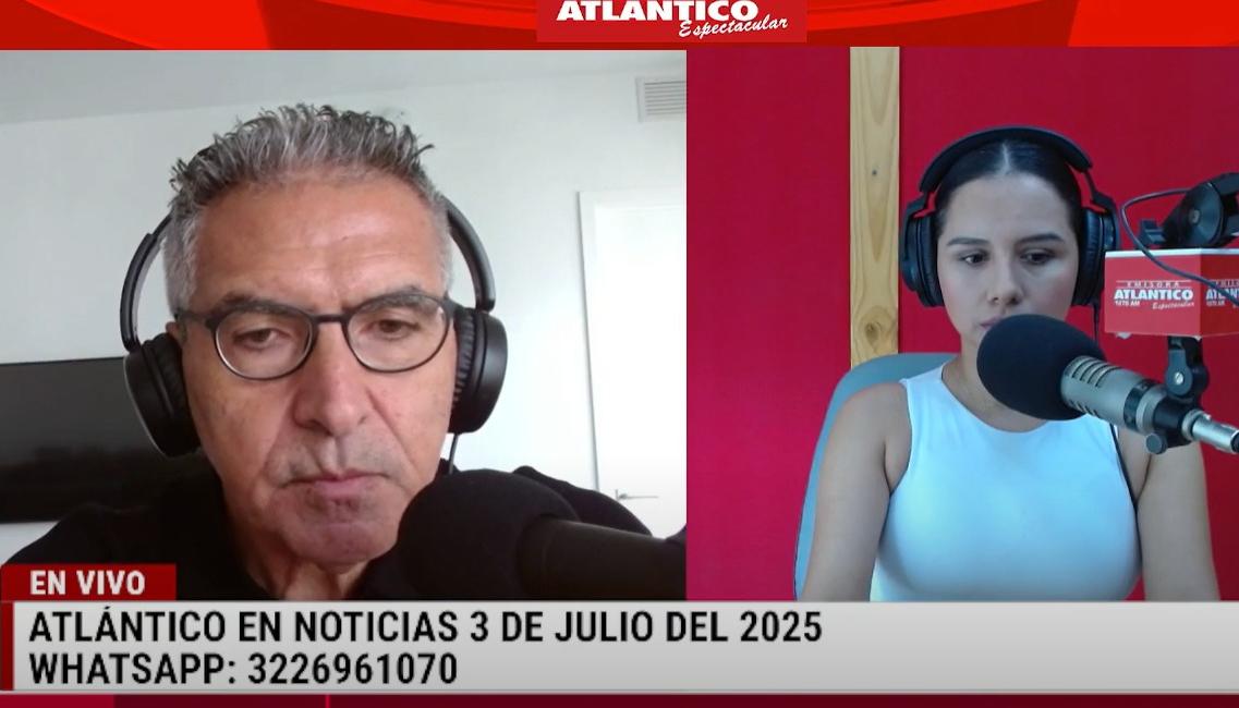 Transmisión de Atlántico en Noticias.