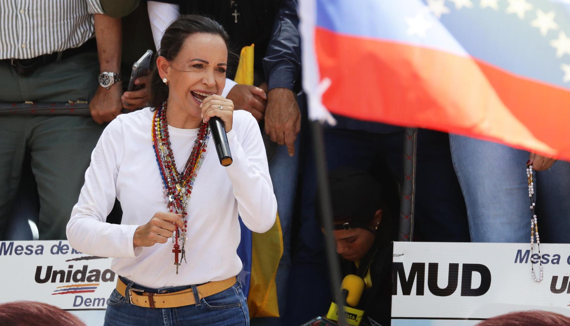 María Corina Machado, líder opositora venezolana.